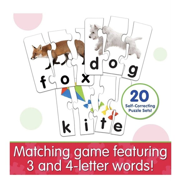 Match It! - Spelling - 20 Piece Learning Spelling Puzzle Kids Preschool 4-7 Ages - Picture 11 of 12